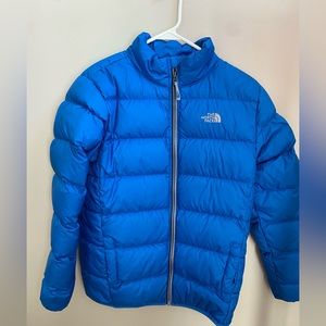 Boys The North Face insulated winter jacket, blue/XL